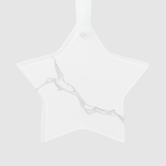 Wit Marmer Ornament (voorkant)