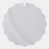 Wit Marmer Ornament Kaart (Achterkant)