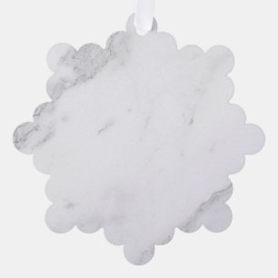 Wit Marmer Ornament Kaart