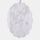 Wit Marmer Ornament Kaart (Links)