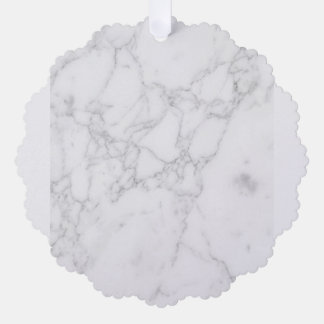 Wit Marmer Ornament Kaart