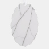 Wit Marmer Ornament Kaart (Rechts)