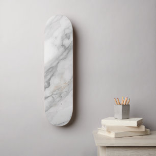 Wit Marmer Persoonlijk Skateboard