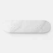 Wit Marmer Persoonlijk Skateboard (Horizontaal)