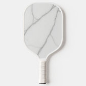 Wit Marmer Pickleball Paddle (Achterkant)