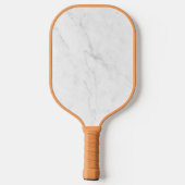 Wit Marmer Pickleball Paddle (Achterkant)