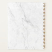 Wit Marmer Planner (Achterkant)