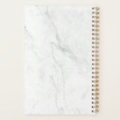 Wit Marmer Planner (Achterkant)