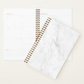 Wit Marmer Planner (Display)
