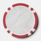 Wit Marmer Poker Chips (Achterkant)