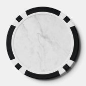 Wit Marmer Poker Chips (Achterkant)
