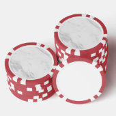 Wit Marmer Poker Chips (Opstapeling)