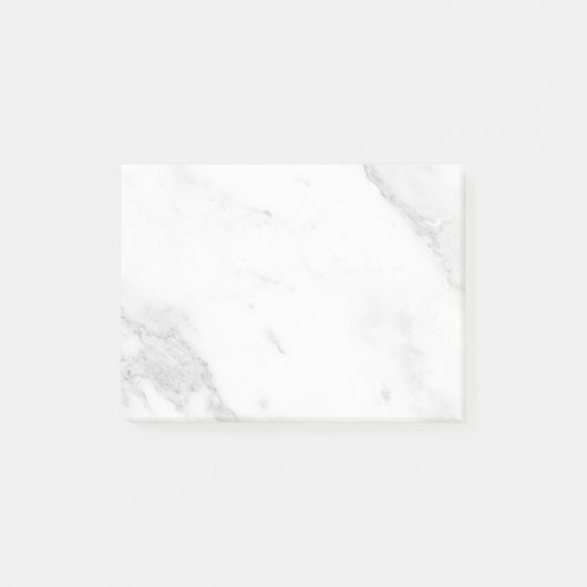 Wit Marmer Post-it® Notes (Voorkant)