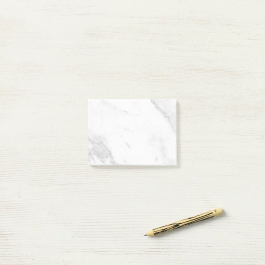 Wit Marmer Post-it® Notes (Op bureau)