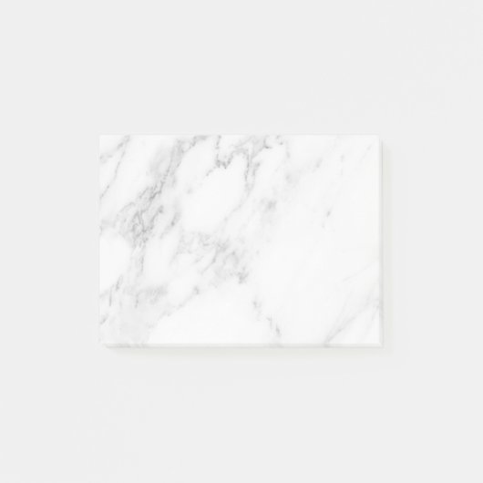 Wit Marmer Post-it® Notes (Voorkant)