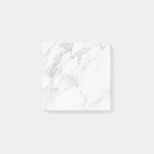 Wit Marmer Post-it® Notes (Voorkant)