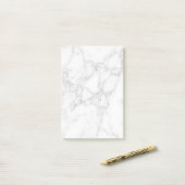 Wit Marmer Post-it® Notes (Op bureau)