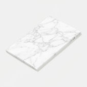 Wit Marmer Post-it® Notes (Schuin)