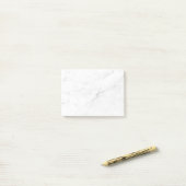 Wit Marmer Post-it® Notes (Op bureau)