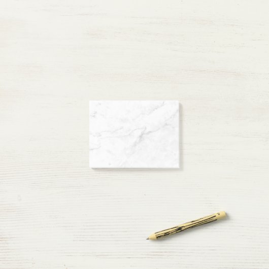 Wit Marmer Post-it® Notes (Op bureau)