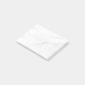 Wit Marmer Post-it® Notes (Schuin)
