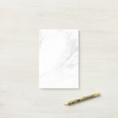 Wit Marmer Post-it® Notes (Op bureau)