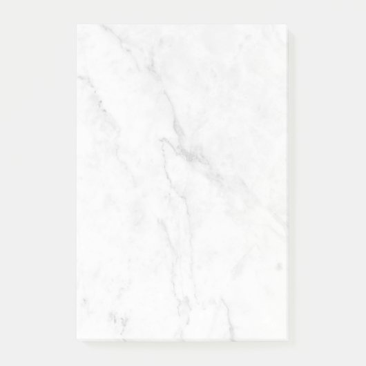 Wit Marmer Post-it® Notes (Voorkant)