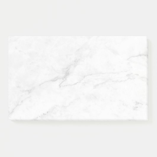 Wit Marmer Post-it® Notes (Voorkant)