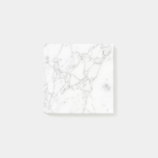 Wit Marmer Post-it® Notes (Voorkant)