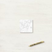 Wit Marmer Post-it® Notes (Op bureau)