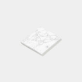 Wit Marmer Post-it® Notes (Schuin)