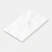 Wit Marmer Post-it® Notes (Schuin)