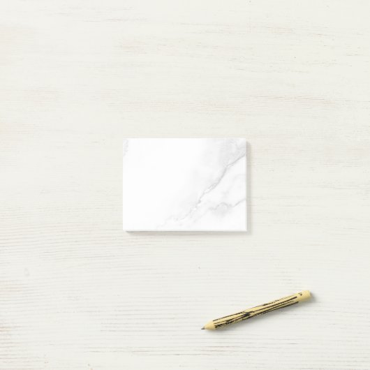 Wit Marmer Post-it® Notes (Op bureau)