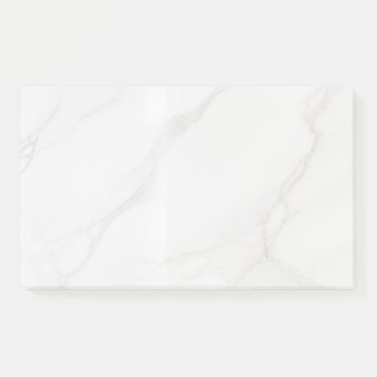 Wit Marmer Post-it® Notes (Voorkant)