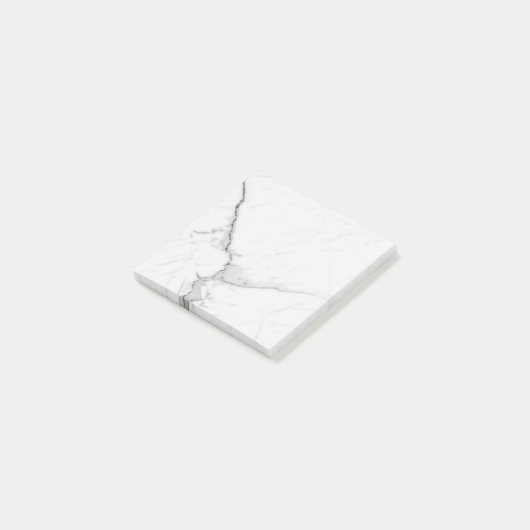 Wit Marmer Post-it® Notes (Schuin)