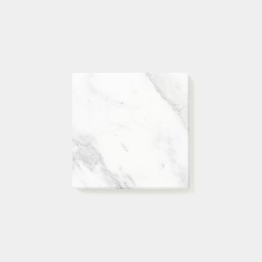Wit Marmer Post-it® Notes (Voorkant)