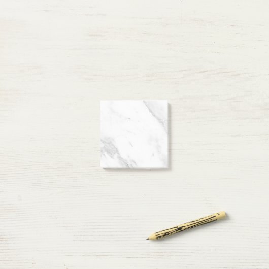 Wit Marmer Post-it® Notes (Op bureau)
