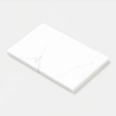 Wit Marmer Post-it® Notes (Schuin)