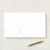 Wit Marmer Post-it® Notes (Op bureau)