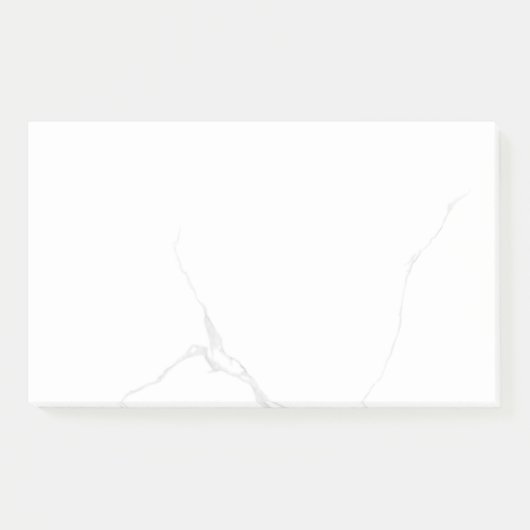 Wit Marmer Post-it® Notes (Voorkant)