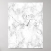 Wit marmer poster (Voorkant)