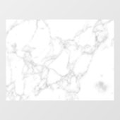 Wit Marmer Raamsticker (Vel)