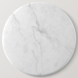 Wit Marmer Ronde Button 6,0 Cm