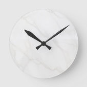 Wit Marmer Ronde Klok (Voorkant)