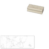 Wit Marmer Rubberstempel (Gestempeld)
