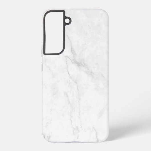 Wit Marmer Samsung Galaxy Hoesje (Achterkant)
