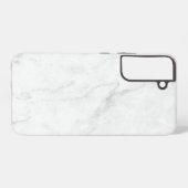 Wit Marmer Samsung Galaxy Hoesje (Achterkant horizontaal)