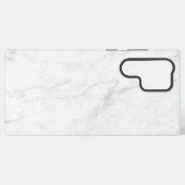 Wit Marmer Samsung Galaxy Hoesje (Achterkant horizontaal)
