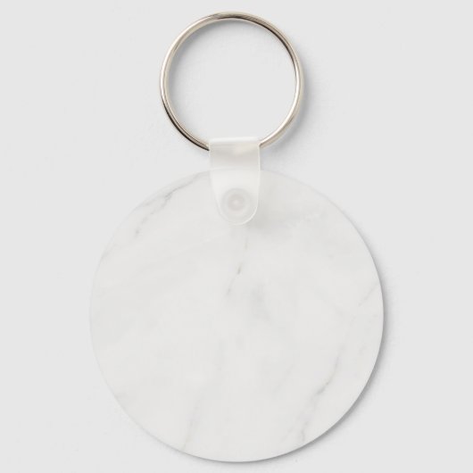 Wit marmer sleutelhanger (Achterkant)