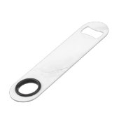 Wit Marmer Speed Flessenopener (Voorkant Gekanteld)
